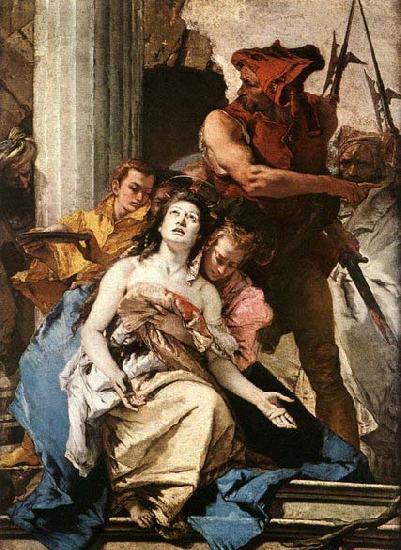 The Martyrdom of St Agatha, Giovanni Battista Tiepolo
